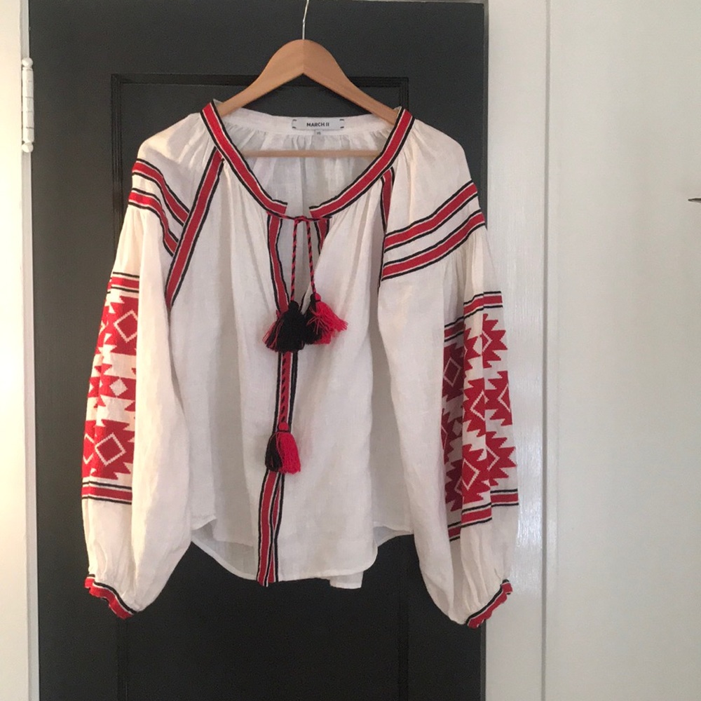 March 11 Embroidered Blouse